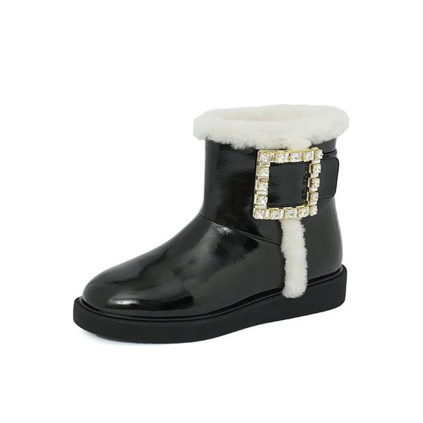 boots fericzot 2021 fashion winter warm soft and fluffy metal clasp trim women boote, Black
boots fericzot 2021 fashion winter warm soft and fluffy metal clasp trim women boote, Black