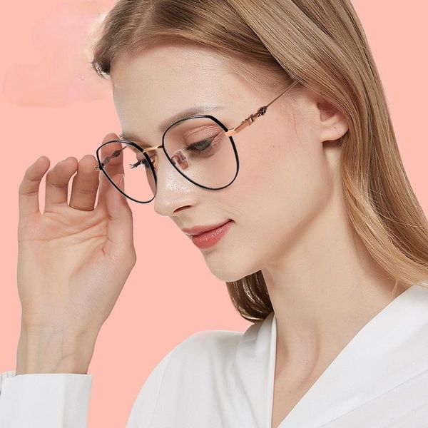 round frame retro pure titanium myopia glasses for women flat light blue proof optical men fashion sunglasses frames, Black
round frame retro pure titanium myopia glasses for women flat light blue proof optical men fashion sunglasses frames, Black