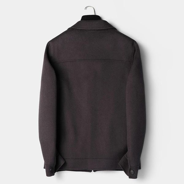 men's wool & blends 100% autumn winter jacket men double-side woolen coats streetwear baseball jackets coat jlk12jk00601 my1231, Black
men's wool & blends 100% autumn winter jacket men double-side woolen coats streetwear baseball jackets coat jlk12jk00601 my1231, Black