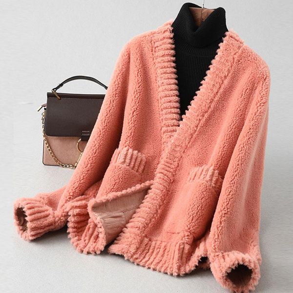 women's fur & faux 2021 autumn winter vintage elegant women coats real coat slim casual shorts wool jackets a066, Black
women's fur & faux 2021 autumn winter vintage elegant women coats real coat slim casual shorts wool jackets a066, Black