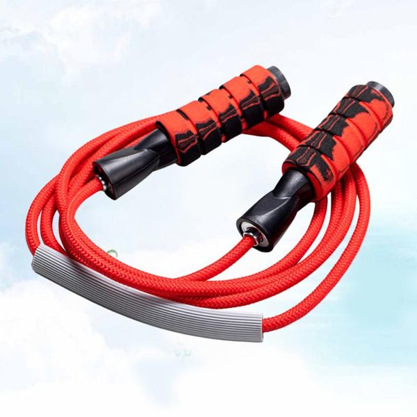 fitness jump rope sponge handle skipping weight wire for sports workout exercise (red) ropes
fitness jump rope sponge handle skipping weight wire for sports workout exercise (red) ropes