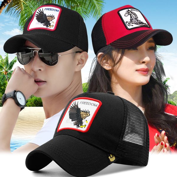 hat men's summer trendy sun screen net hat versatile animal design baseball breathable cap, Blue;gray
hat men's summer trendy sun screen net hat versatile animal design baseball breathable cap, Blue;gray