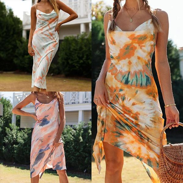 casual dresses irregular split dress backless sling long summer beach vacation sundress fashion tie dye women 3 colors, Black;gray
casual dresses irregular split dress backless sling long summer beach vacation sundress fashion tie dye women 3 colors, Black;gray