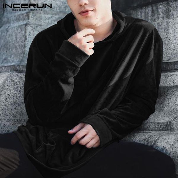 men's hoodies & sweatshirts incerun autumn winter handsome well fitting pullovers long sleeves hoody 2021 streetwear hoodie s-5xl, Black
men's hoodies & sweatshirts incerun autumn winter handsome well fitting pullovers long sleeves hoody 2021 streetwear hoodie s-5xl, Black