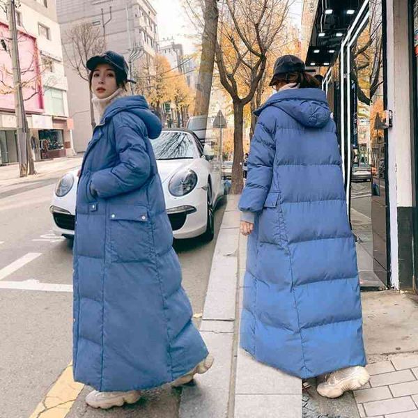 super long overcoat hooded blue winter jacket women loose thicken down cotton padded jacket warm ladies winter coat parkas c5969, Black
super long overcoat hooded blue winter jacket women loose thicken down cotton padded jacket warm ladies winter coat parkas c5969, Black