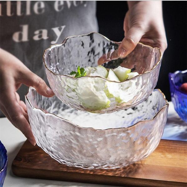 bowls 1050ml irregular gold inlay edge glass salad bowl fruit rice serving tableware storage container lunch bento box deco
bowls 1050ml irregular gold inlay edge glass salad bowl fruit rice serving tableware storage container lunch bento box deco