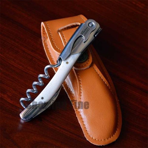 

christmas gift laguiole corkscrew stainless steel ox bone handle bottle opener sacacorchos wine opener for special gift custom 2011779276