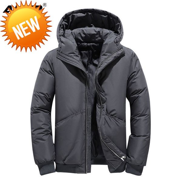 aksr men's winter down jacket coat large size thick warm hooded duck puffy male 2019 brand clothing doudoune homme, Black
aksr men's winter down jacket coat large size thick warm hooded duck puffy male 2019 brand clothing doudoune homme, Black