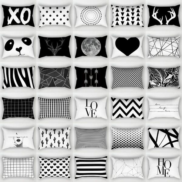 black & white waist pillowcase modern nordic geometric print cushion case livingroom sofa bed decorative pillows cushion/decorative pillow
black & white waist pillowcase modern nordic geometric print cushion case livingroom sofa bed decorative pillows cushion/decorative pillow