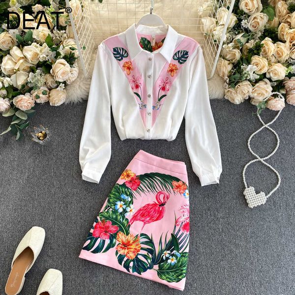 deat women pink colour skirt arrivals short lapel two piece set fashion temperament spring summer 11d013 210709, White
deat women pink colour skirt arrivals short lapel two piece set fashion temperament spring summer 11d013 210709, White