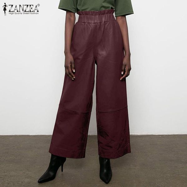 women's pants & capris women's stylish faux leather wide leg trouserscasual woman pantalon female solid palazzo turnip plus size, Black;white
women's pants & capris women's stylish faux leather wide leg trouserscasual woman pantalon female solid palazzo turnip plus size, Black;white