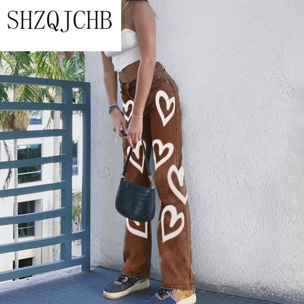 vintage heart print jeans women loose high waist harajuku denim pants streetwear ladies straight trousers women's, Blue
vintage heart print jeans women loose high waist harajuku denim pants streetwear ladies straight trousers women's, Blue