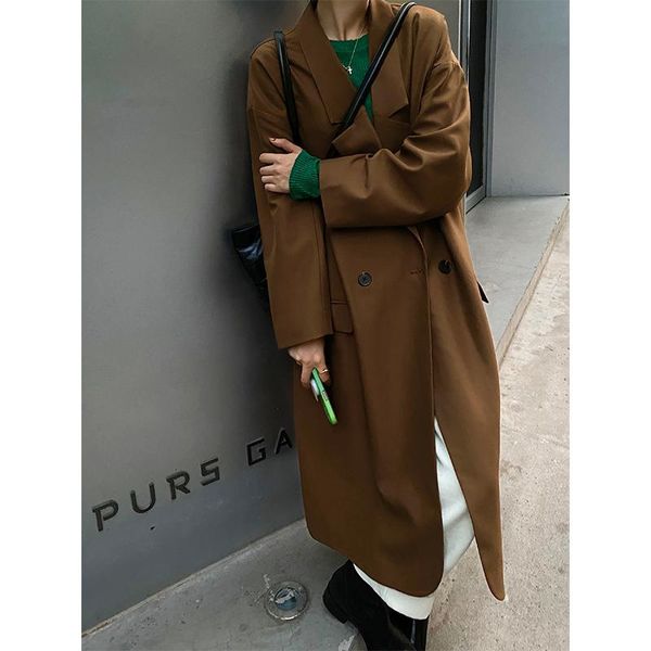 women's wool & blends like classic quarterly, west, female long autumn coat, high-grade loose slim, knee coat, Black
women's wool & blends like classic quarterly, west, female long autumn coat, high-grade loose slim, knee coat, Black