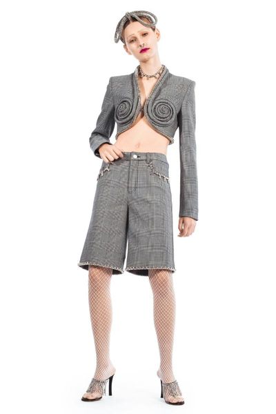 women's shorts 2021ss summer fashion women plaid diamonds short pants for female gdnz 5.28, White;black
women's shorts 2021ss summer fashion women plaid diamonds short pants for female gdnz 5.28, White;black
