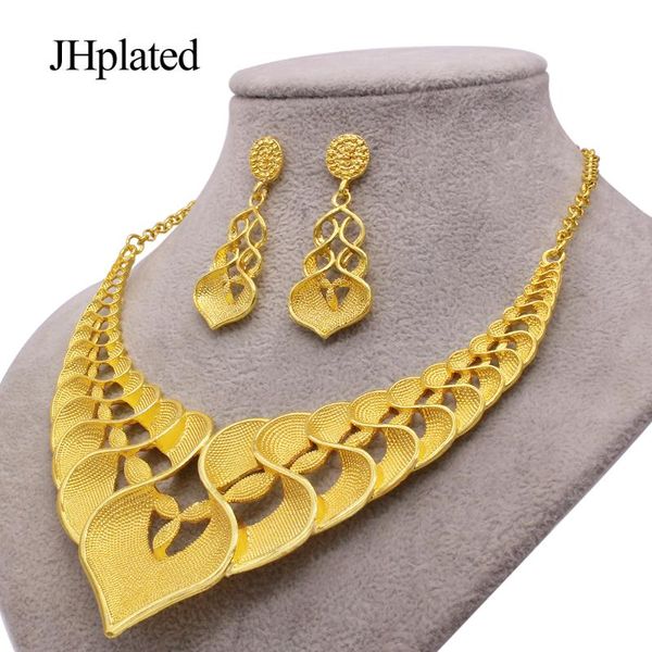 earrings & necklace jewelry sets dubai gold plated ornament for women wedding bridal african women's wife gifts jewelery set, Silver
earrings & necklace jewelry sets dubai gold plated ornament for women wedding bridal african women's wife gifts jewelery set, Silver