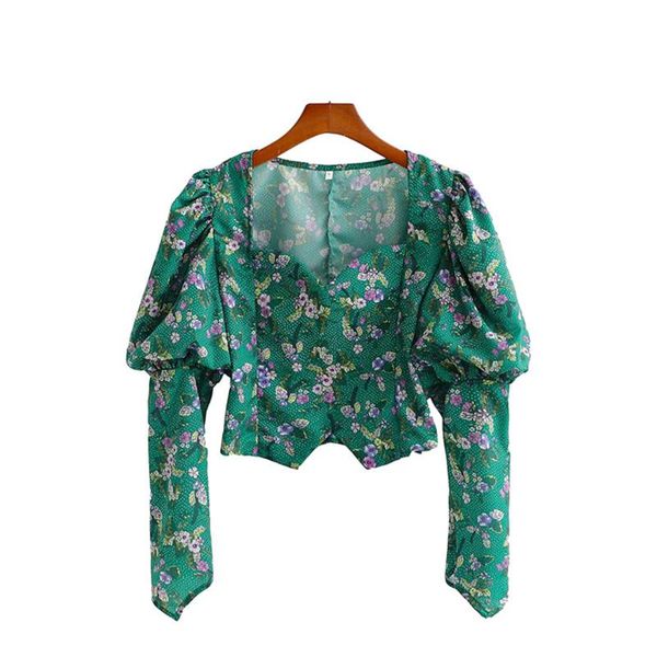 women's blouses & shirts puwd vinatge woman square collar chiffon short blouse spring elegant ladieds soft printed shirt female chic pu, White
women's blouses & shirts puwd vinatge woman square collar chiffon short blouse spring elegant ladieds soft printed shirt female chic pu, White