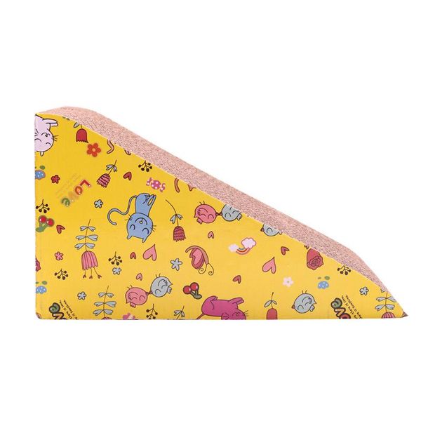 cat scratch board triangle corrugated paper breathable wave grinding claw wear-resistant litter toy toys
cat scratch board triangle corrugated paper breathable wave grinding claw wear-resistant litter toy toys