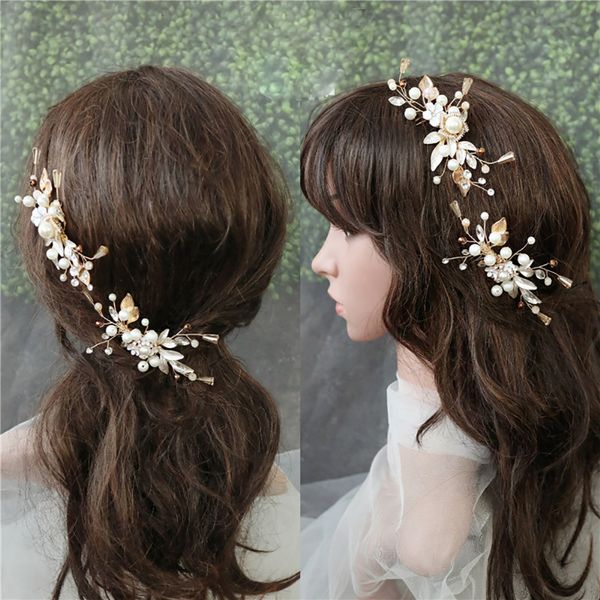 Gold Flower Crystal Rhinestones Hair Clip Comb Bridal Wedding Hair Accessories for Women and Girls Set of 2
Gold Flower Crystal Rhinestones Hair Clip Comb Bridal Wedding Hair Accessories for Women and Girls Set of 2