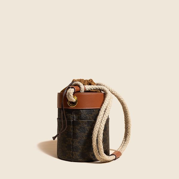 factory direct sale 75% off same arc drawstring bucket old flower hemp rope versatile one shoulder portable large capacity women's bag
factory direct sale 75% off same arc drawstring bucket old flower hemp rope versatile one shoulder portable large capacity women's bag