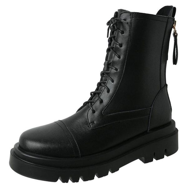 boots back zipper ankle round toe thick high heels shoes woman 2021 winter est genuine leather casual basic women, Black
boots back zipper ankle round toe thick high heels shoes woman 2021 winter est genuine leather casual basic women, Black