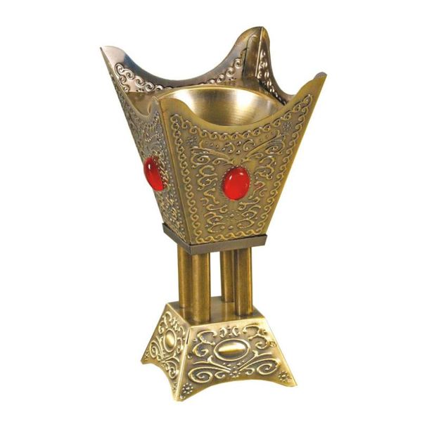 fragrance lamps classic four-corner incense burner bakhor middle east cone censer metal gothic decor candle holder living room base
fragrance lamps classic four-corner incense burner bakhor middle east cone censer metal gothic decor candle holder living room base