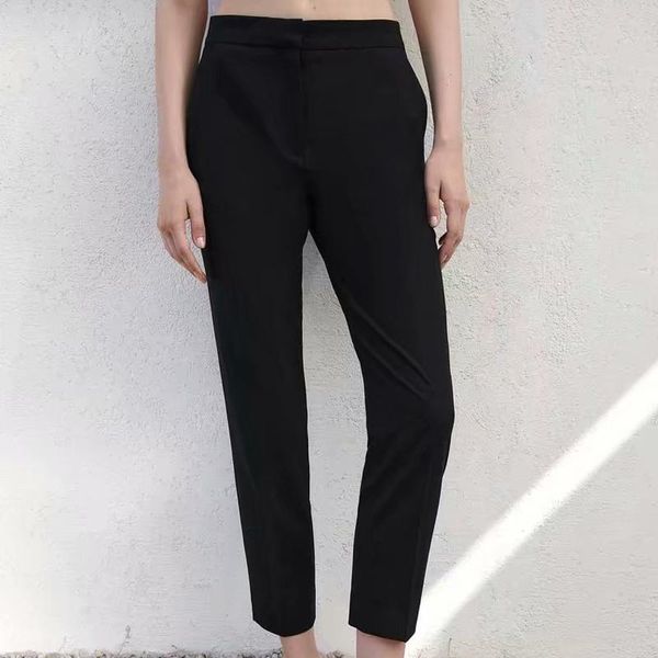 women's pants & capris women summer casual straight 2021 za black high waist buttons pockets ankle-length female fashion trousers cloth, Black;white
women's pants & capris women summer casual straight 2021 za black high waist buttons pockets ankle-length female fashion trousers cloth, Black;white