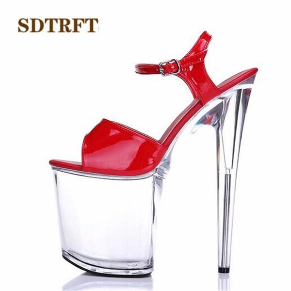 dress shoes sdtrft stiletto ladies transparent sandals platform woman 20cm thin high heels zapatos mujer peep toe crossdresser pumps, Black
dress shoes sdtrft stiletto ladies transparent sandals platform woman 20cm thin high heels zapatos mujer peep toe crossdresser pumps, Black