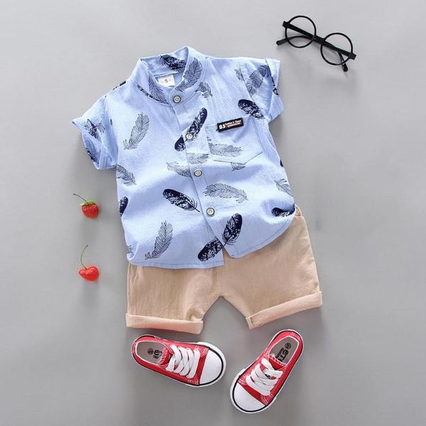 clothing sets boys shorts feather print sweat-absorbing solid summer t-shirt set for daily life, White
clothing sets boys shorts feather print sweat-absorbing solid summer t-shirt set for daily life, White