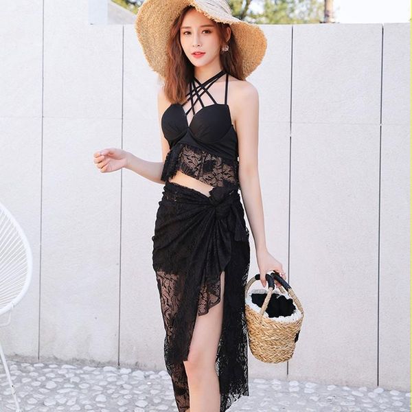 female swim suits sweet camisole shorts shawl three pieces set hollow out solid color swimwear one-piece
female swim suits sweet camisole shorts shawl three pieces set hollow out solid color swimwear one-piece