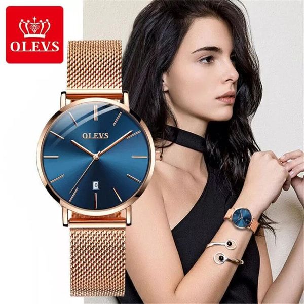 watch women rose gold barecelet japan movement quartz ultra thin ladies calendar montre wristwatches, Slivery;brown
watch women rose gold barecelet japan movement quartz ultra thin ladies calendar montre wristwatches, Slivery;brown