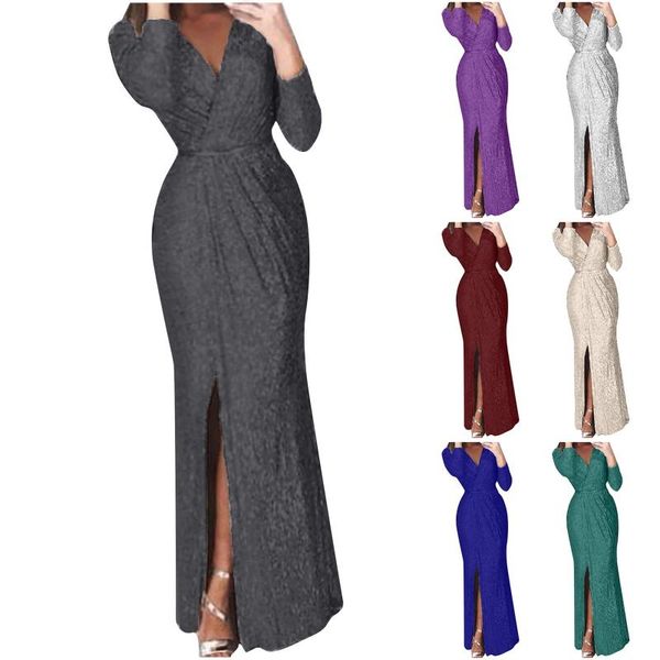 casual dresses slim fit solid color bodycon dress female a-line elegant mini women deep v-neck leeveless split summer party, Black;gray
casual dresses slim fit solid color bodycon dress female a-line elegant mini women deep v-neck leeveless split summer party, Black;gray