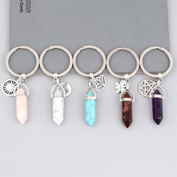 10pcMulticolor Natural Quartz Stone Keychain Pentagram Sun Yoga Pendant Keyring For Unisex Personality Gift Jewelry E2510-E2514
10pcMulticolor Natural Quartz Stone Keychain Pentagram Sun Yoga Pendant Keyring For Unisex Personality Gift Jewelry E2510-E2514
