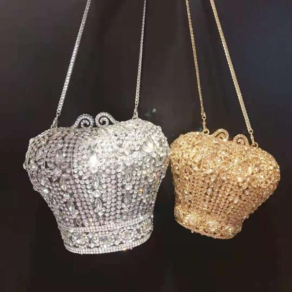 evening bags women's crown diamond bridal clutch bag for women party dinner clutches female lady shoulder messenger wallets
evening bags women's crown diamond bridal clutch bag for women party dinner clutches female lady shoulder messenger wallets