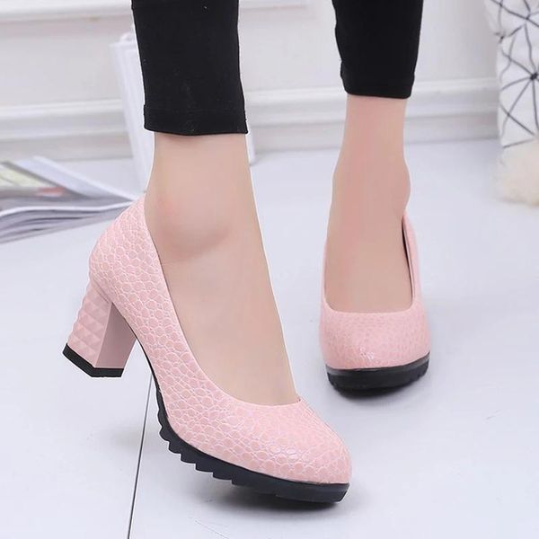 dress shoes thick high heels women shoe fashion solid color pu leather womans party ladies wedding shallow mouth pumps female, Black
dress shoes thick high heels women shoe fashion solid color pu leather womans party ladies wedding shallow mouth pumps female, Black