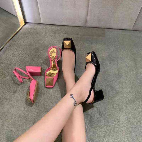 women's sandals 2022 new one-word buckle square toe women's shoes retro thick heels women mary jane shoes women y220211, Black
women's sandals 2022 new one-word buckle square toe women's shoes retro thick heels women mary jane shoes women y220211, Black