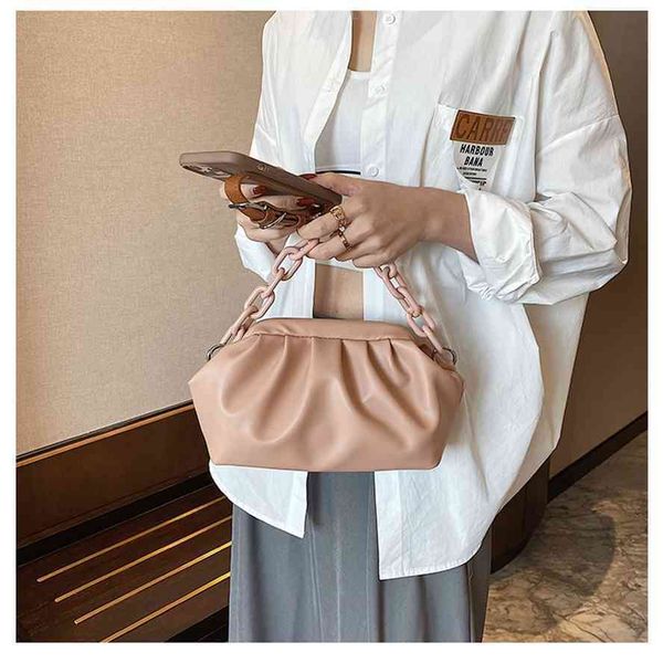 cloud 2021 new style messenger pleated handbag women's net red large capacity chain underarm bag
cloud 2021 new style messenger pleated handbag women's net red large capacity chain underarm bag