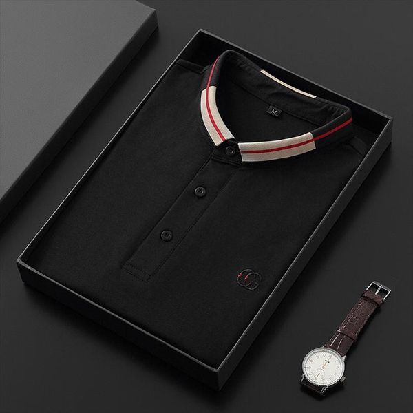 summer simplicity solid color men polo shirts embroidery lapel business tee black blouse clothing short sleeve shirt, White;black
summer simplicity solid color men polo shirts embroidery lapel business tee black blouse clothing short sleeve shirt, White;black