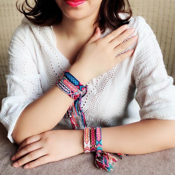 charm bracelets bohemian weave cotton charms bracelet girl brazilian rope string handmade for women drop, Golden;silver
charm bracelets bohemian weave cotton charms bracelet girl brazilian rope string handmade for women drop, Golden;silver