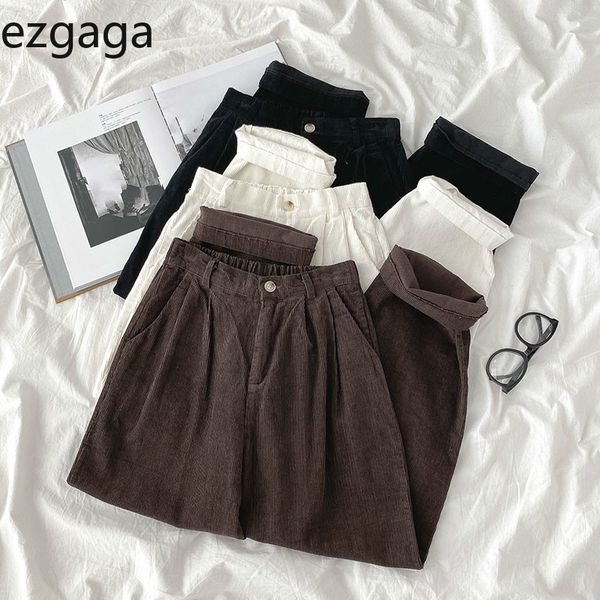 ezgaga women bottoms pants fashion loose solid high waist sweatpants wide leg long trouser korean vintage pantalon femme 210430, Black;white
ezgaga women bottoms pants fashion loose solid high waist sweatpants wide leg long trouser korean vintage pantalon femme 210430, Black;white