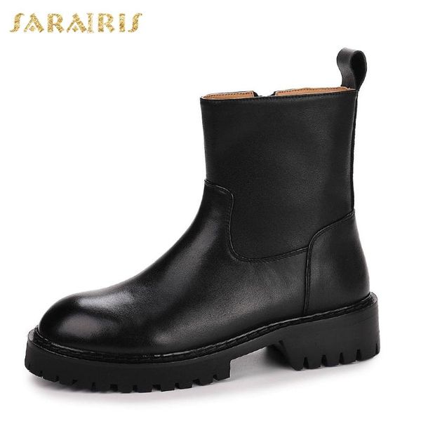 boots sarairis 2021 brand chic fashion genuine leather square heels women shoes cow skin riding, Black
boots sarairis 2021 brand chic fashion genuine leather square heels women shoes cow skin riding, Black