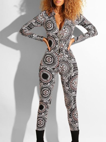 gym clothing women women's jumpsuit with polyester printing zipper s9k0899, White;black
gym clothing women women's jumpsuit with polyester printing zipper s9k0899, White;black