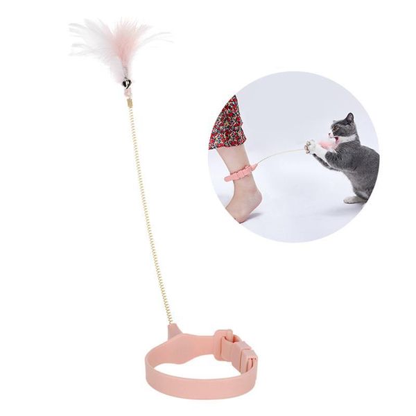 cat toys 1 pcs interactive toy creative faux feather kitten teasing adjustable collar with spring wand pet cats supplies
cat toys 1 pcs interactive toy creative faux feather kitten teasing adjustable collar with spring wand pet cats supplies