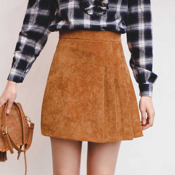 verhellen vintage corduroy pleated skirt korean spring and summer women high waist a-line short mini skirts for women 210706, Black
verhellen vintage corduroy pleated skirt korean spring and summer women high waist a-line short mini skirts for women 210706, Black