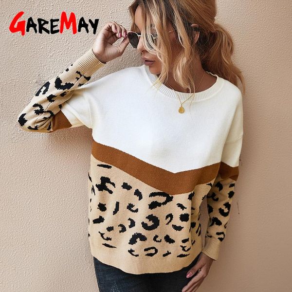 women's sweaters leopard animal print patchwork autumn winter 2021 ladies knitted sweater women o-neck full sleeve jumper pullovers kha, White;black
women's sweaters leopard animal print patchwork autumn winter 2021 ladies knitted sweater women o-neck full sleeve jumper pullovers kha, White;black