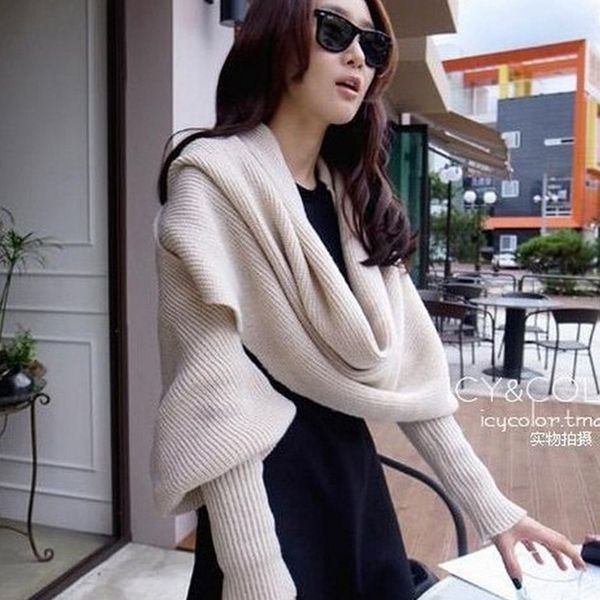 autumn winter korean wool men's and women's lengthened bib shawl with knitted scarf sleeve, Blue;gray
autumn winter korean wool men's and women's lengthened bib shawl with knitted scarf sleeve, Blue;gray