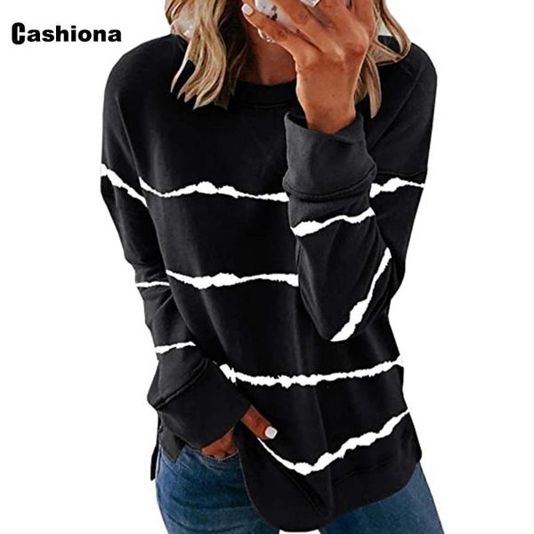 women's hoodies & sweatshirts 2021 fashion tie dye striped print women autumn long sleeve pullovers leisure split edge shirt streetwear, Black
women's hoodies & sweatshirts 2021 fashion tie dye striped print women autumn long sleeve pullovers leisure split edge shirt streetwear, Black