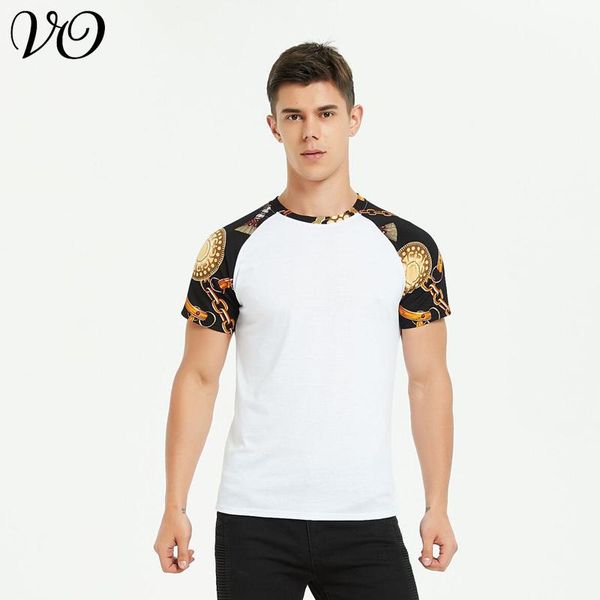men's t-shirts street multicolor round neck t-shirt fashion leisure european and american personality creative short sleeve top, White;black
men's t-shirts street multicolor round neck t-shirt fashion leisure european and american personality creative short sleeve top, White;black