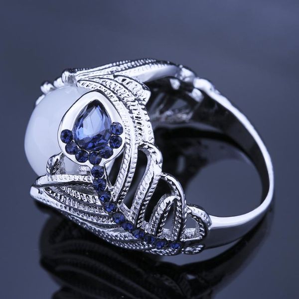 wedding rings natural stone opal ring stainless steel women's birthday gift female, Slivery;golden
wedding rings natural stone opal ring stainless steel women's birthday gift female, Slivery;golden