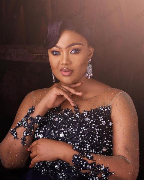 luxury beading appliques mermaid evening dresses invisible full sleeves women dress feather skirt long prom plus size casual, Black;gray
luxury beading appliques mermaid evening dresses invisible full sleeves women dress feather skirt long prom plus size casual, Black;gray