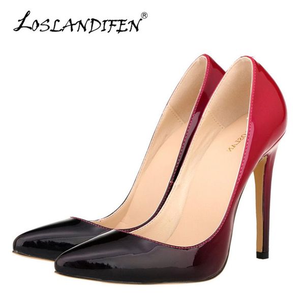 women pumps pointed toe slip on high heels shoes mixed color ladies wedding 302-1db dress, Black
women pumps pointed toe slip on high heels shoes mixed color ladies wedding 302-1db dress, Black